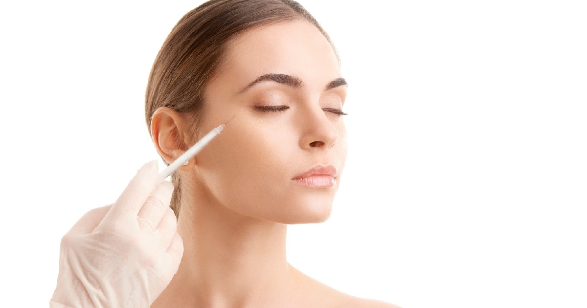 Woman receiving Botox® Injections in Superior, CO, with a medical professional